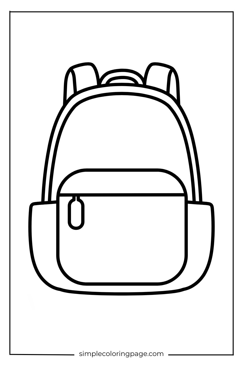 Coloring Page Backpacks (47)