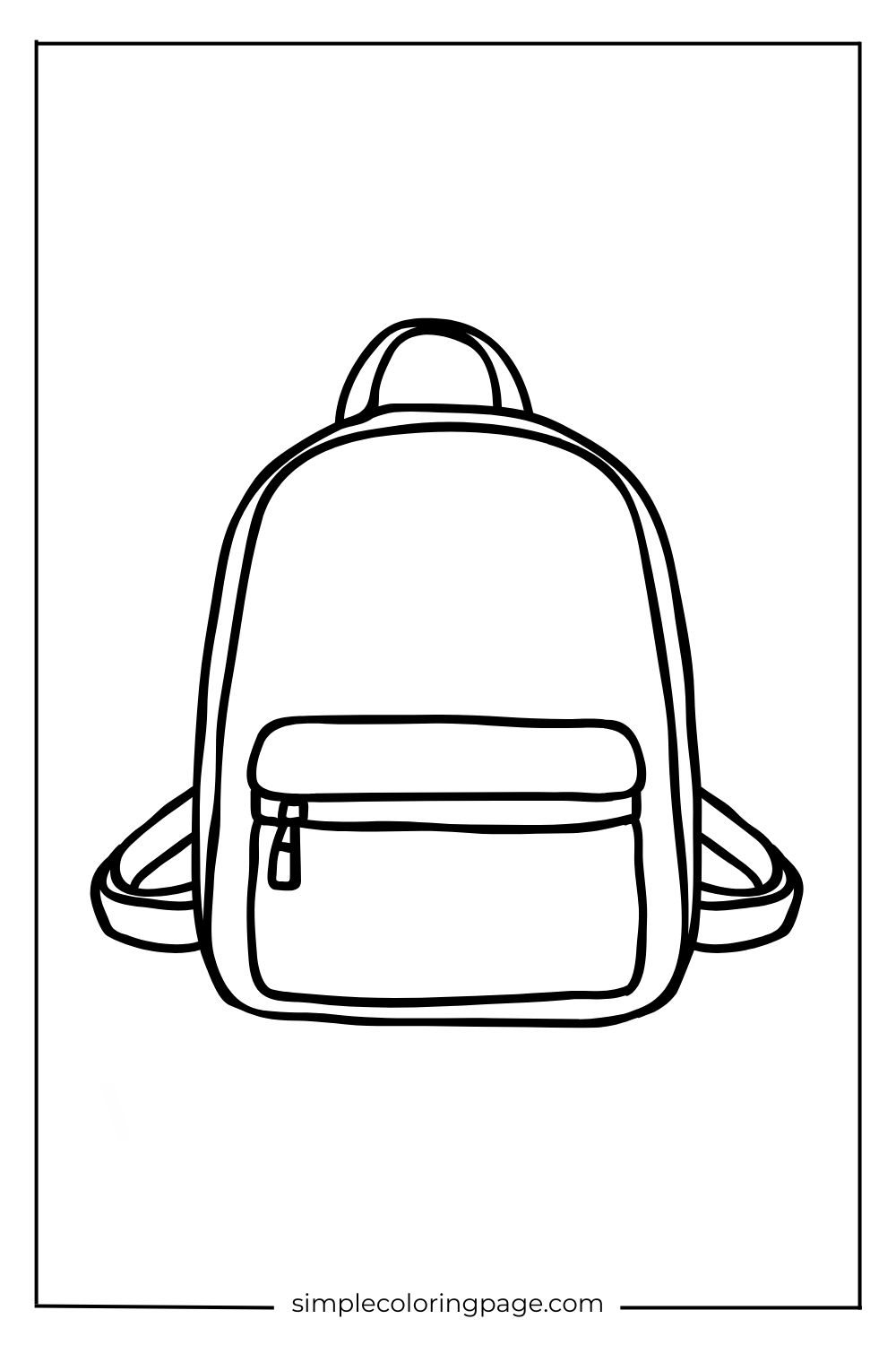 Coloring Page Backpacks (49)