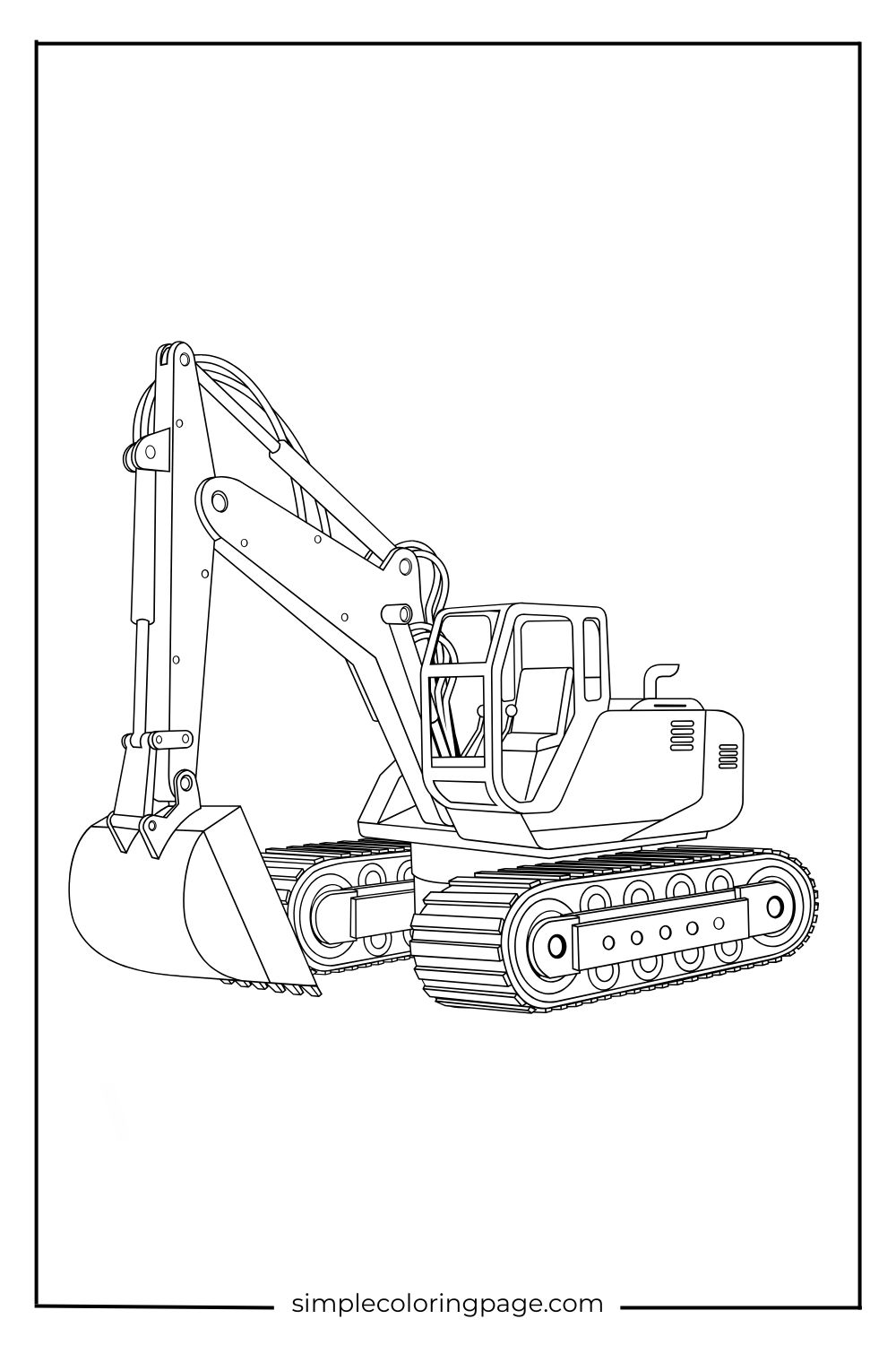 Coloring Page Construction Vehicle (Printable) (47)