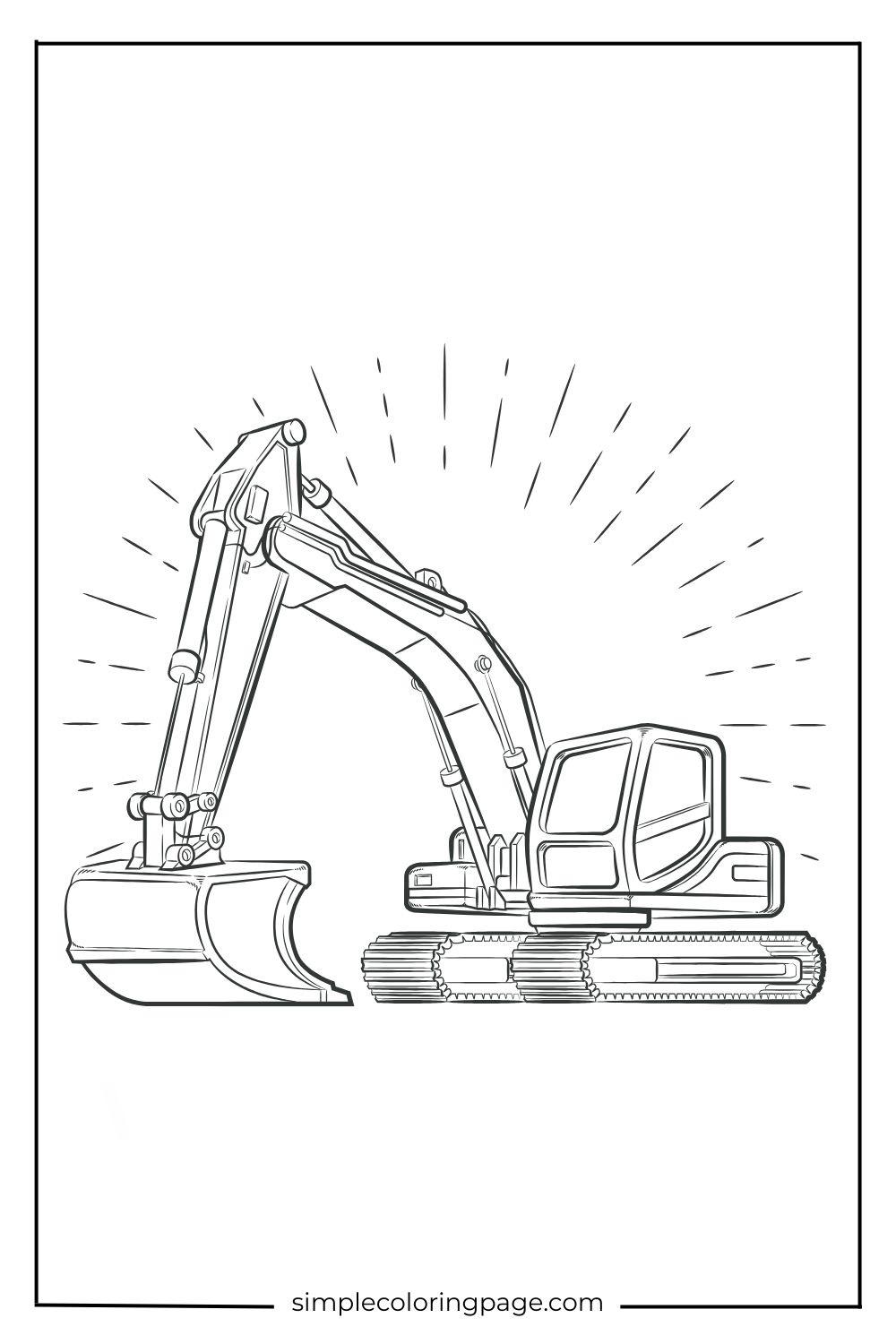 Coloring Page Construction Vehicle (Printable) (48)
