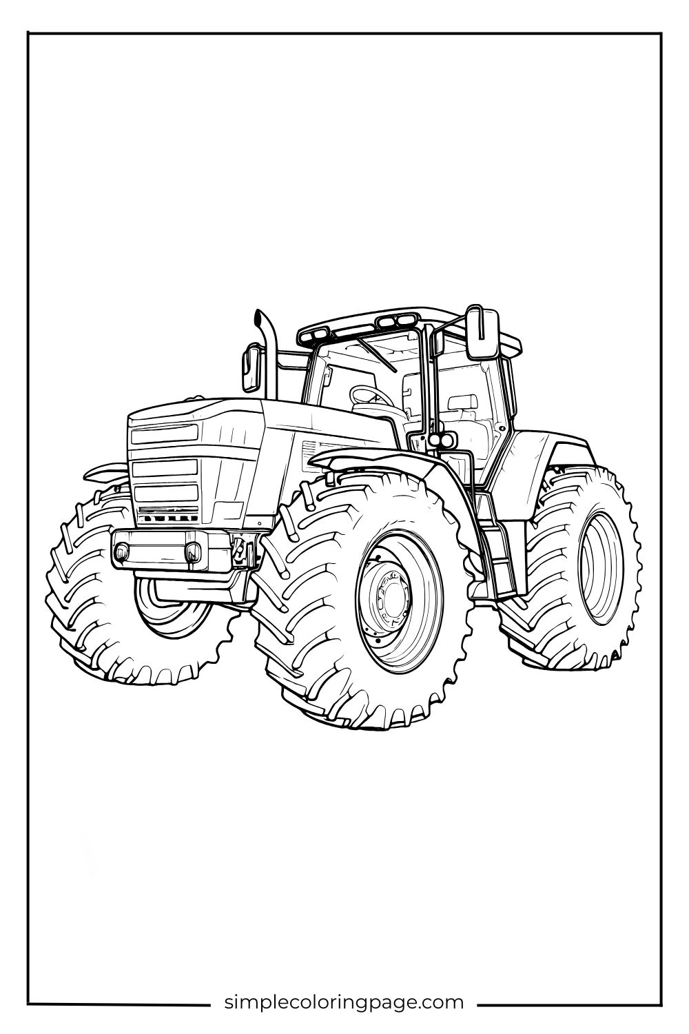 Coloring Page Construction Vehicle (Printable) (50)