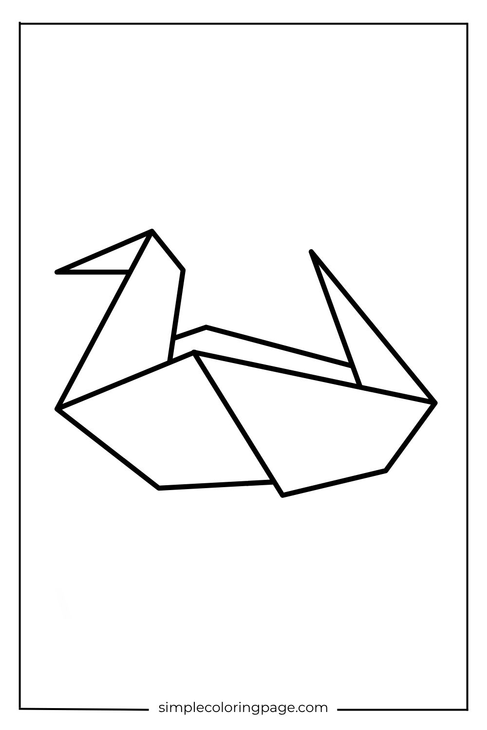Coloring Page Origami (Printable) (50)