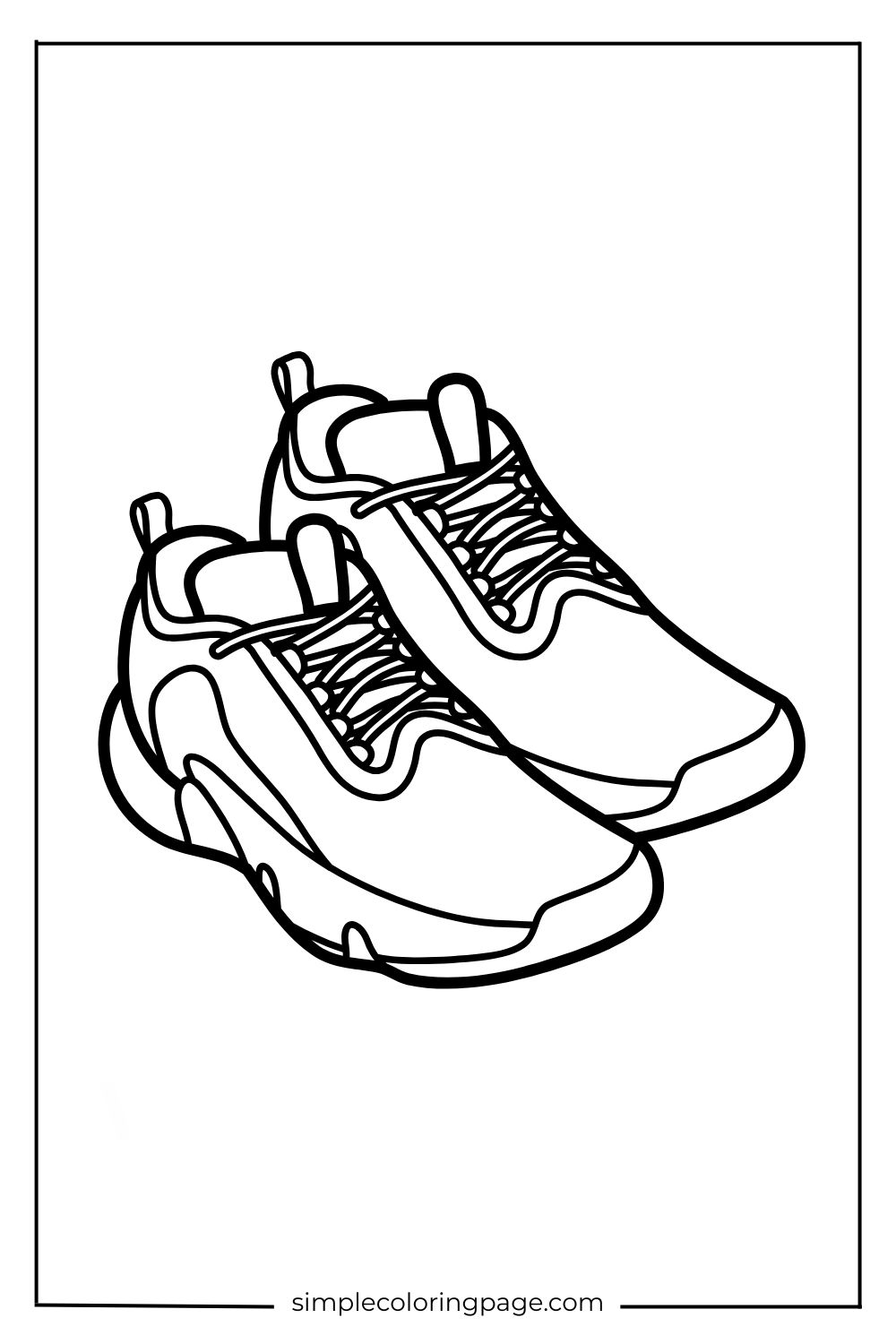 Coloring Page Shoes (Printable) (47)
