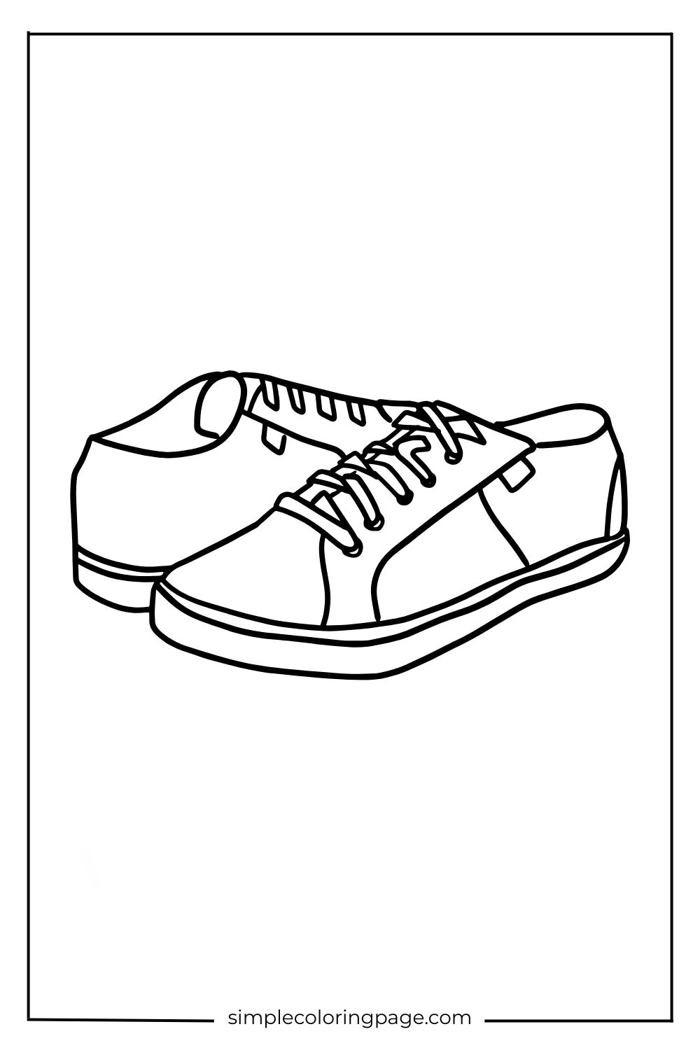 Coloring Page Shoes (Printable) (48)