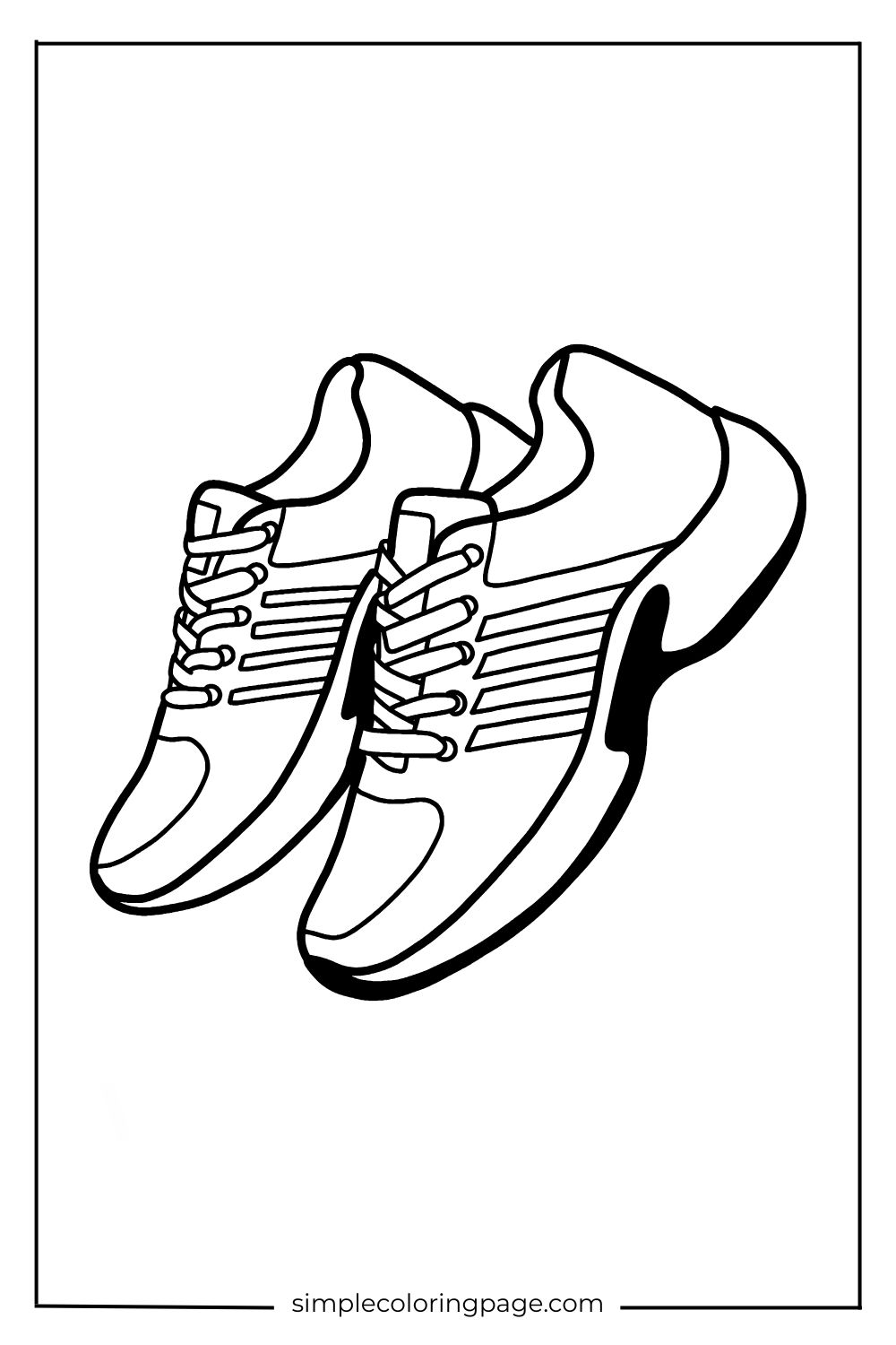 Coloring Page Shoes (Printable) (49)