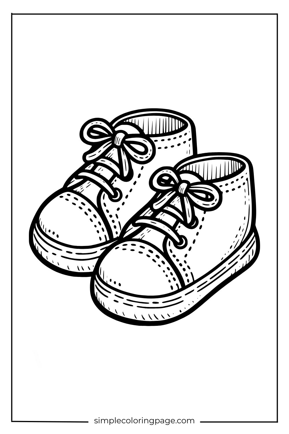 Coloring Page Shoes (Printable) (50)