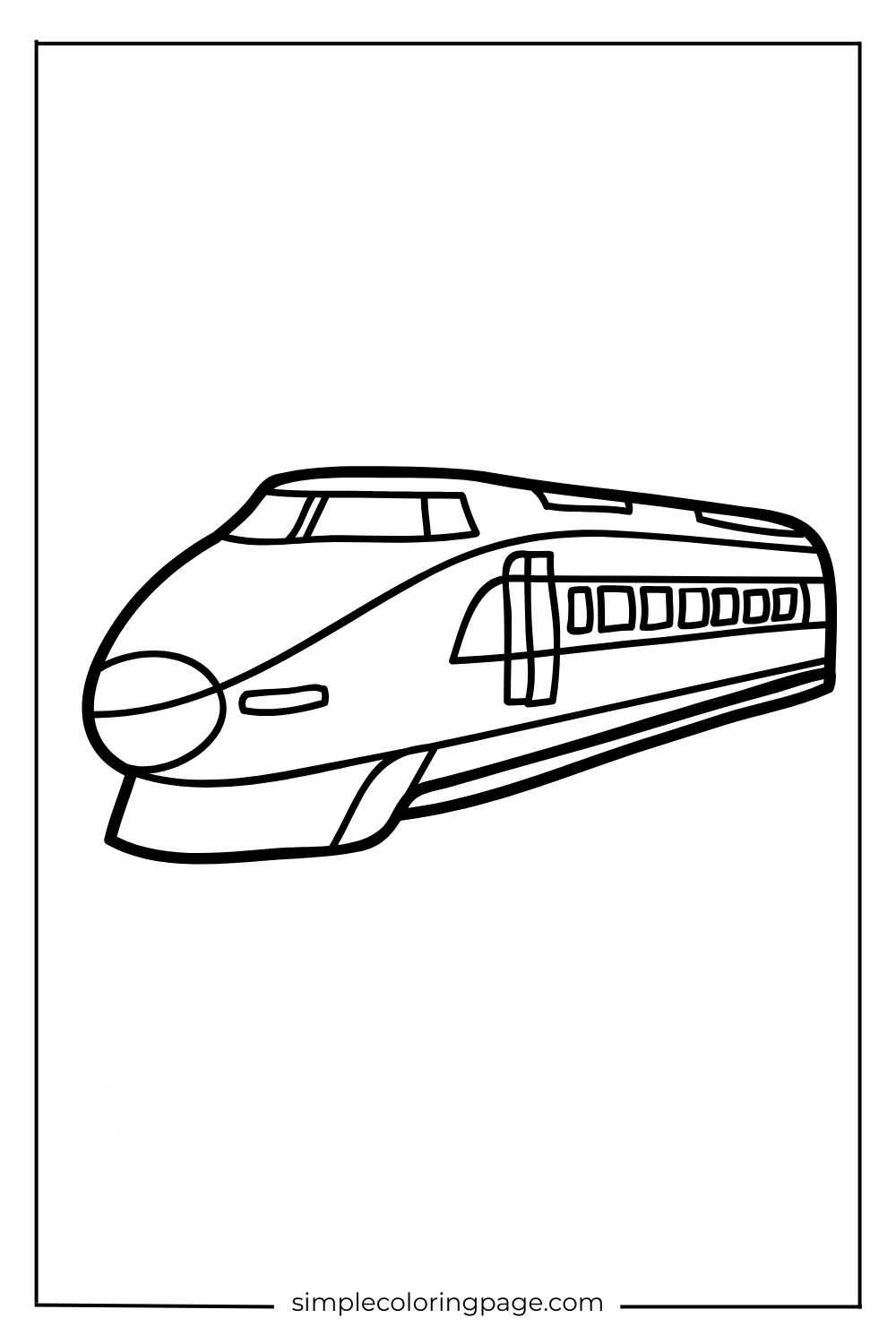 Coloring Page Transportation Train (Printable) (47)