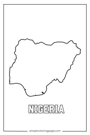 Map Coloring Page (Printable) (2)