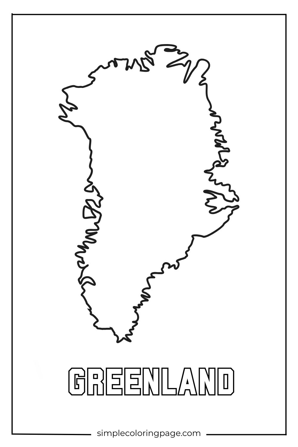Map Coloring Page (Printable) (47)