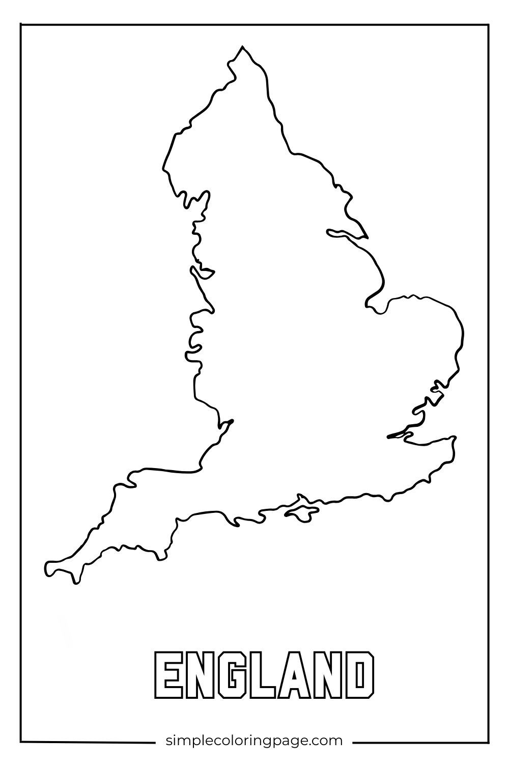 Map Coloring Page (Printable) (48)