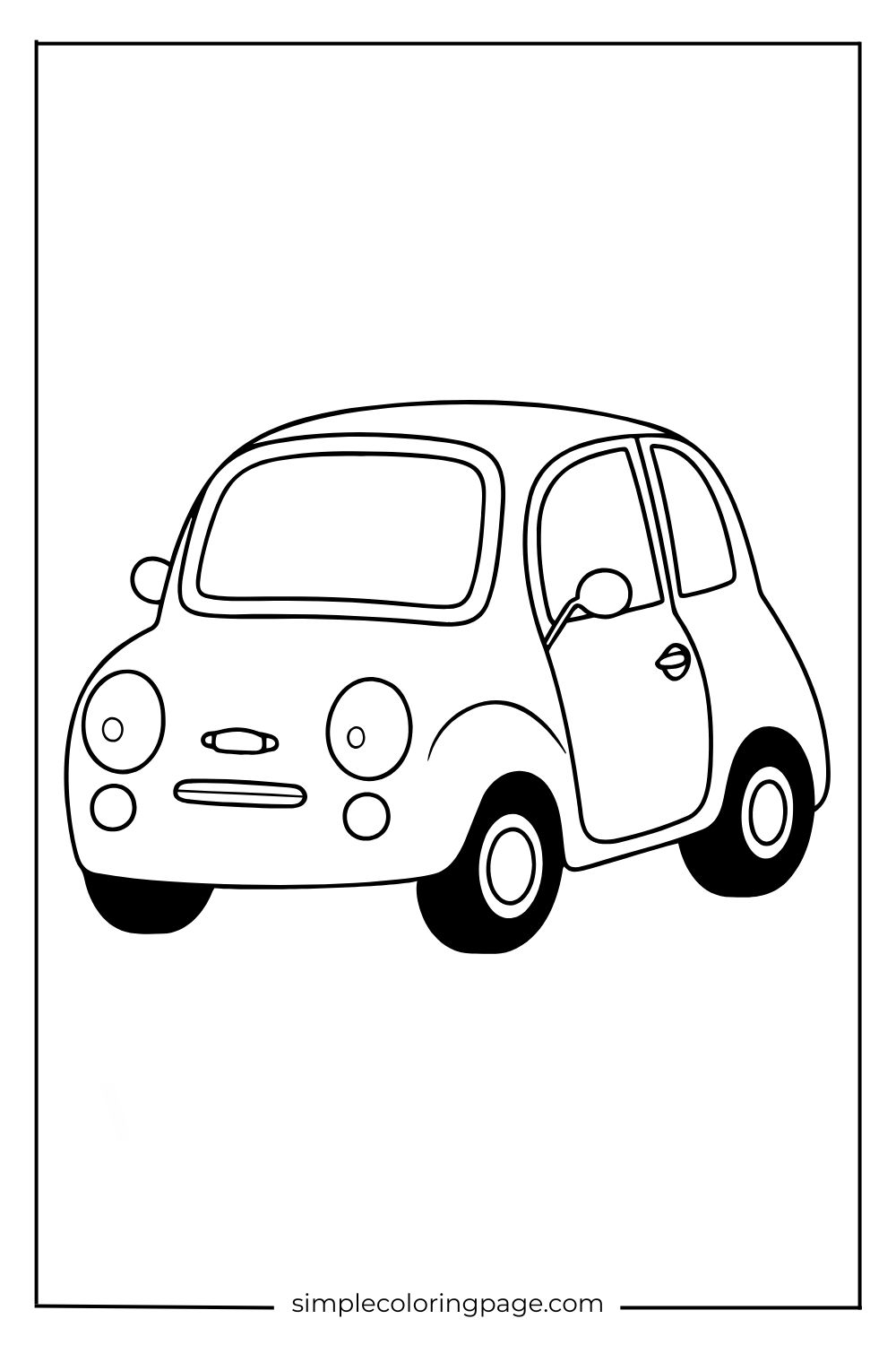 coloring page cars (printable) (2)