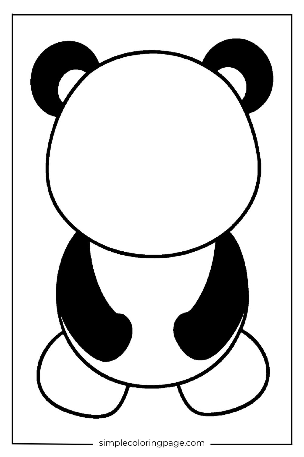 coloring page faceless animal (printable) (48)