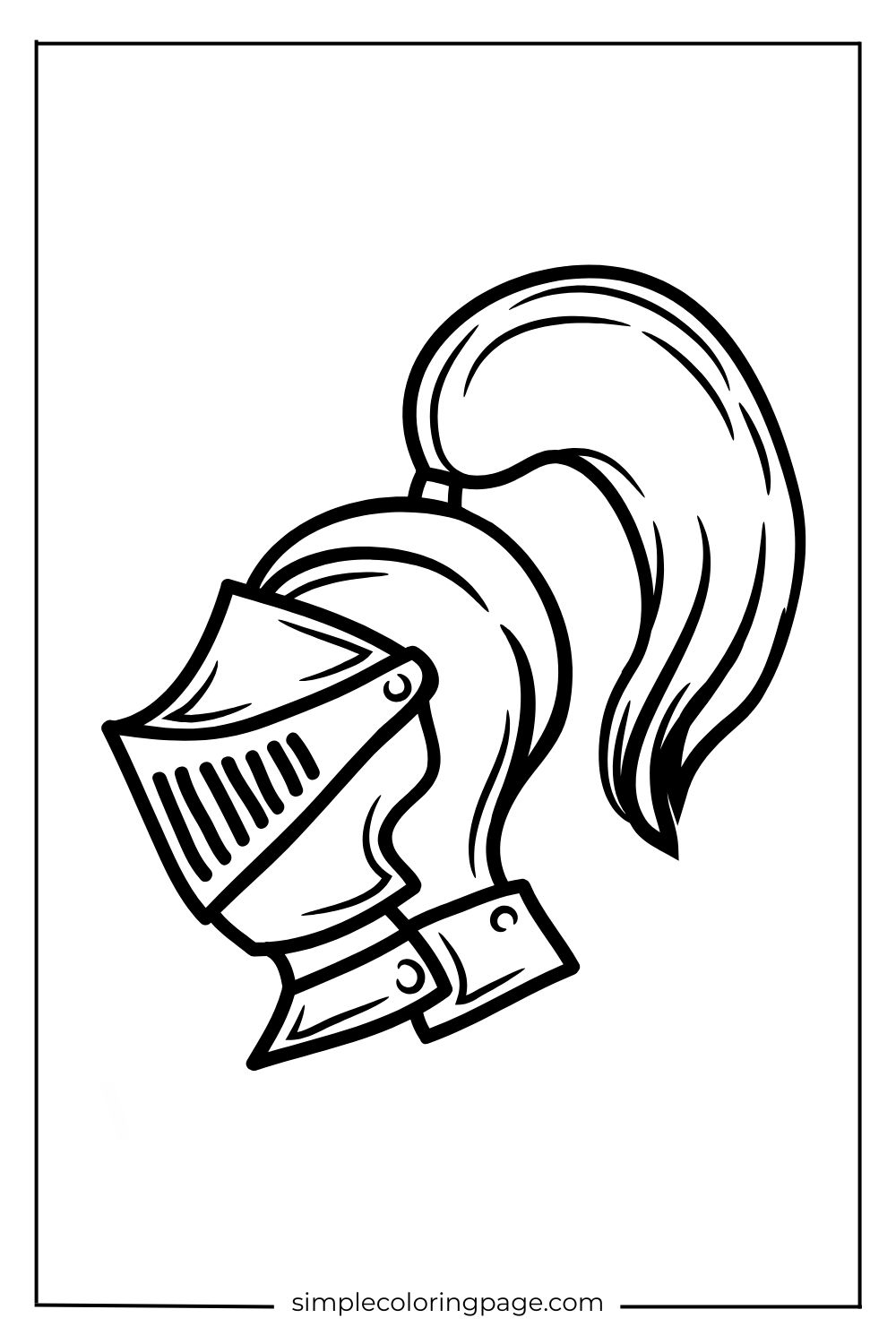 knight coloring page (printable) (26)